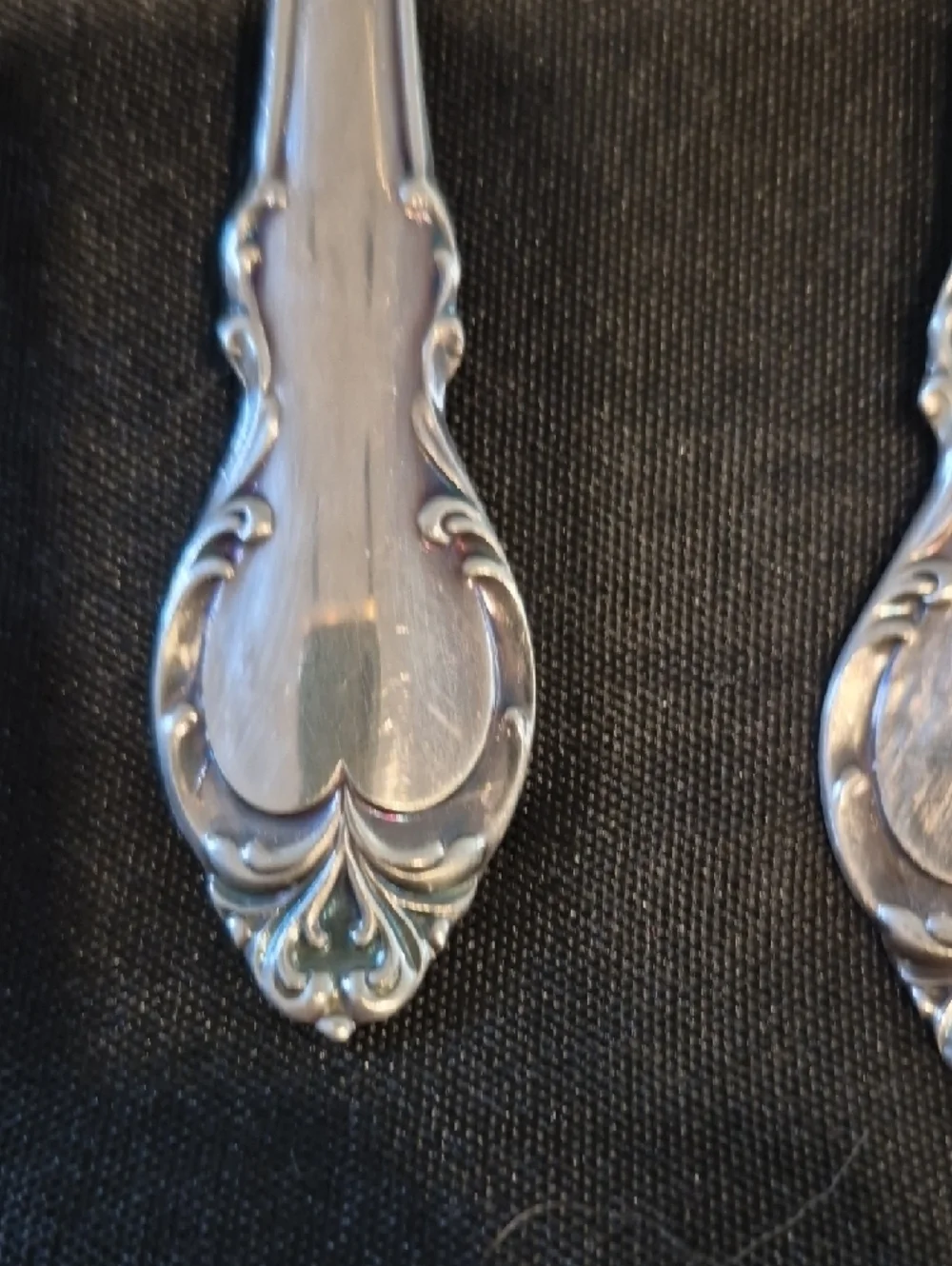 Holmer And Edwards Deep Silver Plated Orleans Set Of 3 Serving Pieces